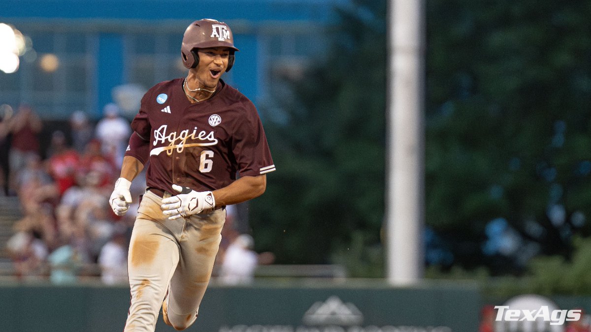 RichardZane32's tweet photo. For the first time EVER, @AggieBaseball has produced first-round draft picks in three consecutive drafts 👀

2024: @B_mont_ - Boston, 12th overall
2025: @JaceLaViolette2 - Cleveland, 27th
TODAY: Chris Hacopian - Washington, 11th https://t.co/BA91anYAwC