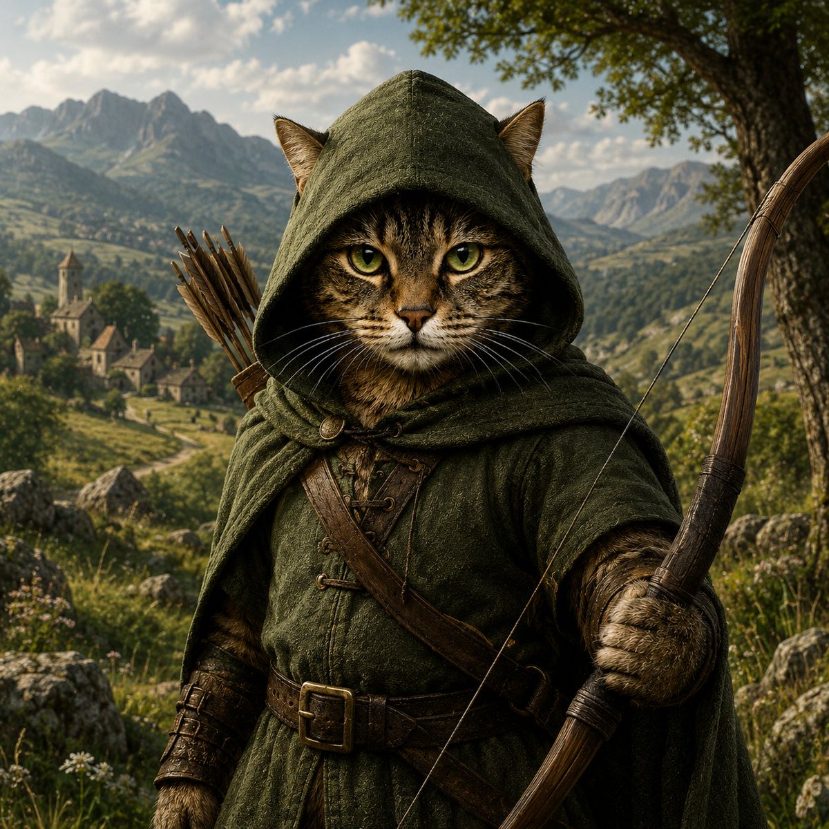 Cat in Hood tweet media