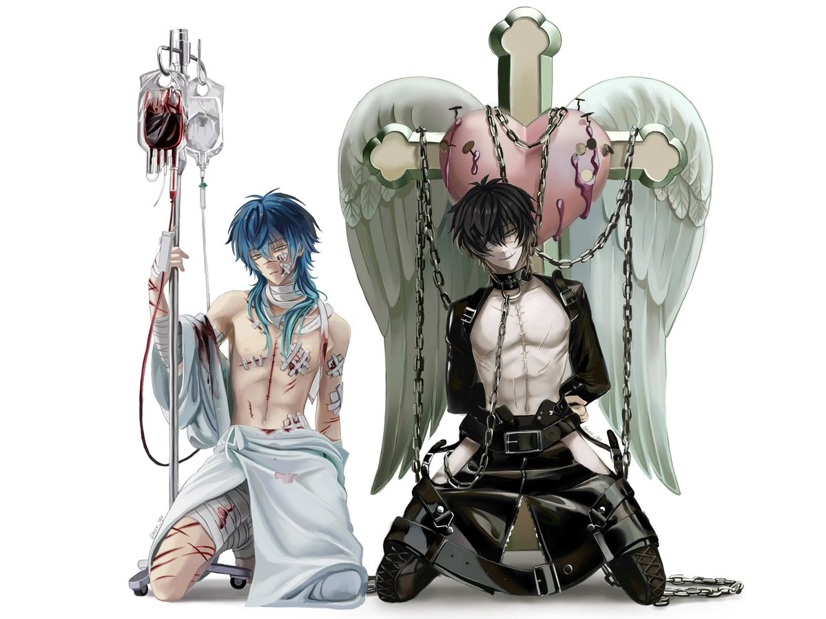 jinxx_yu's tweet photo. The boys together <3 #nitrochiral #slowdamage #dmmd #dramaticalmurder https://t.co/WP4x65kto5