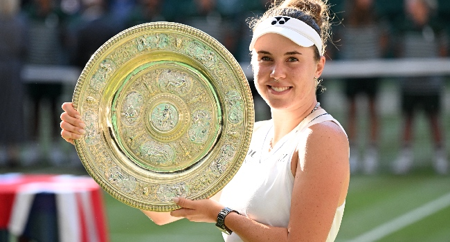 channelstv's tweet photo. Noskova Defeats Compatriot Muchova In Dramatic Final, Wins First Wimbledon Title

https://t.co/ZDkxJtogQM https://t.co/2elJo0lFB1