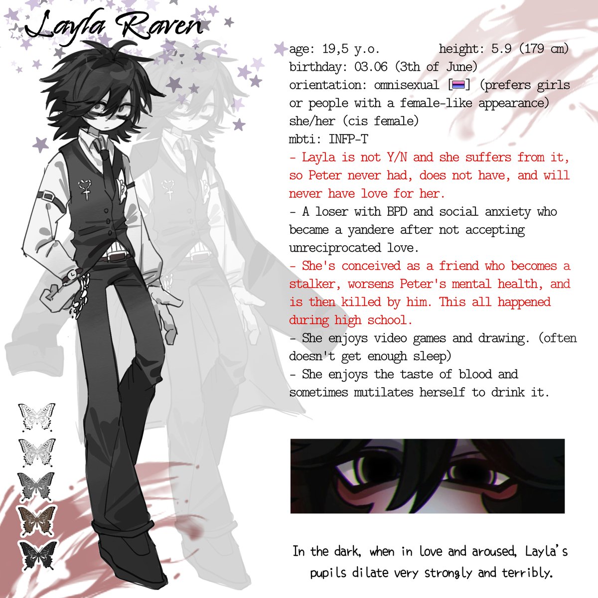 Loreli_XD's tweet photo. [UPDATED] necessary materials and information about my ybg oc #yourboyfriendgame #ybg #yourboyfriendgamepeter https://t.co/rYVQUsjZAv