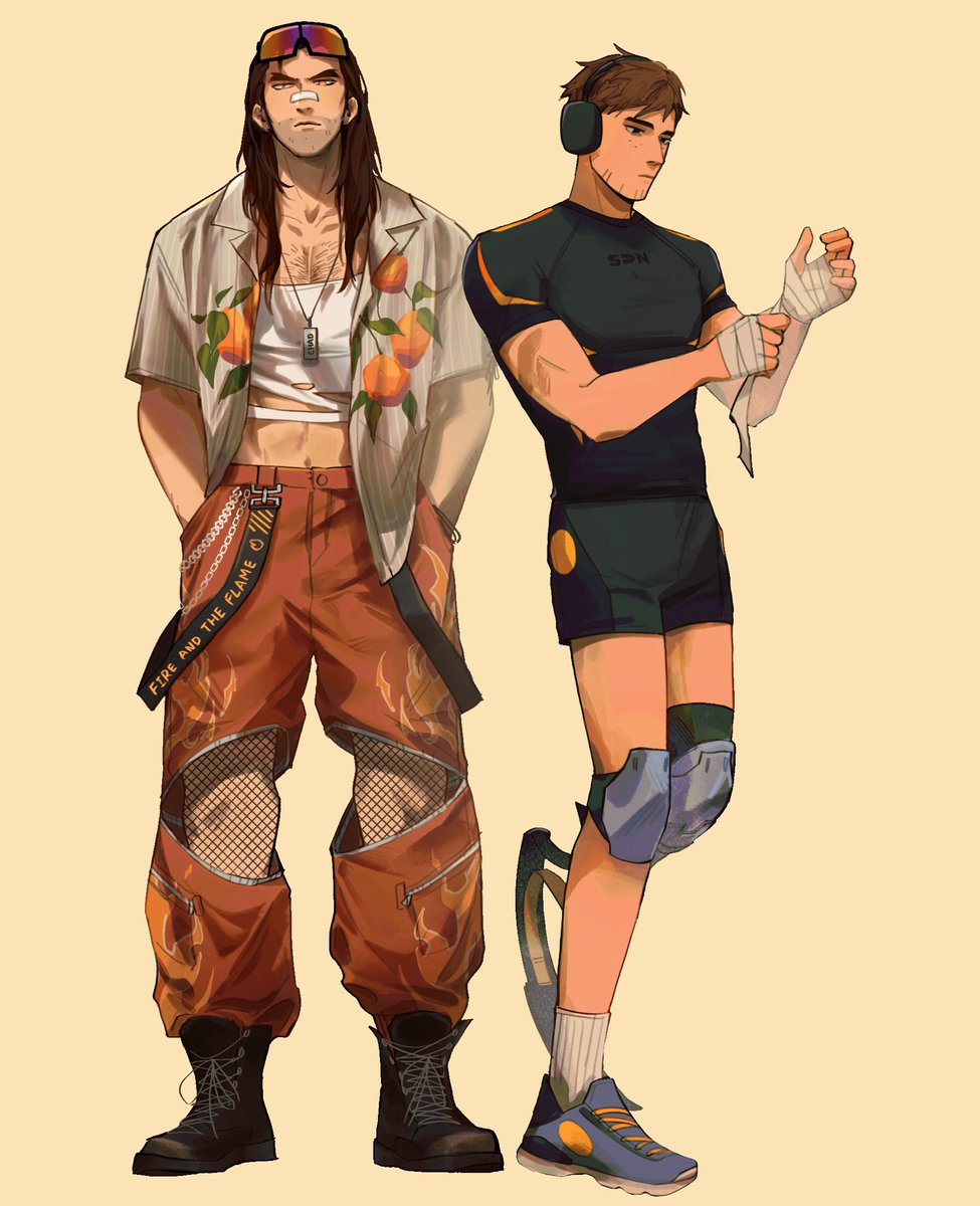 3arth_o's tweet photo. #flambert outfit pairing 3/4 🍊🦿 https://t.co/kpQTVMw72U