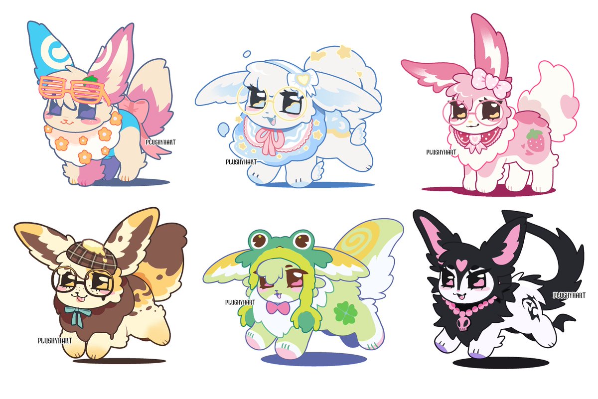 plushyhart's tweet photo. had to do a bunch of sanrio eevee designs☁️ https://t.co/aPERDMaljV
