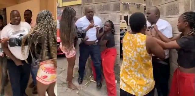 georgediano's tweet photo. The man who has been trending in videos circulating online has been identified as Vincent Manoah, a nurse from Vihiga County. According to Vincent, the incident occurred on Thursday morning in South B, Nairobi, as he was heading to sit for an examination at Kenyatta University. 

He says he had spent the night at an Airbnb and was rushing to school when several women called out to him. Since he was focused on getting to his exam, he ignored them and continued walking. He says the women then began insulting him before suddenly shouting "mwizi, mwizi" (thief). 

Moments later, they caught up with him and started demanding that he pays them, falsely claiming he had spent the night with one of them supplying high voltage electricity & hearing good. Vincent maintains that he had never interacted with them. 

During the confrontation, one of the women allegedly grabbed his wallet and ran away, while the others continued harassing him. He says he deliberately restrained himself from reacting because he understood the sensitivity of confrontations involving women.

Fortunately, police officers on patrol quickly intervened. The matter was reported at South B Police Station, where two of the women were arrested. They are currently in police custody and are expected to be arraigned in court.

Vincent further says the two women have since apologized and admitted that nothing had happened between them and him, confirming that the allegations they made against him were false. The two Mikoras are currently cooling their Sundus at South B state lodge awaiting bail hearing on Monday.