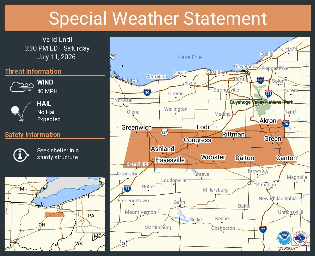 NWS Cleveland tweet media