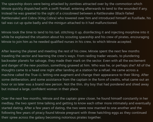 MinxieTheRabbit's tweet photo. Since the poll has ended in an overwhelming yes... 

Here is Minxie's appearance in detail as a bonus and the lore dump for her, images that contain her lore are marked with what part they are in the image description!

If you have any questions about it, feel free to ask them~ https://t.co/PZrJLog187