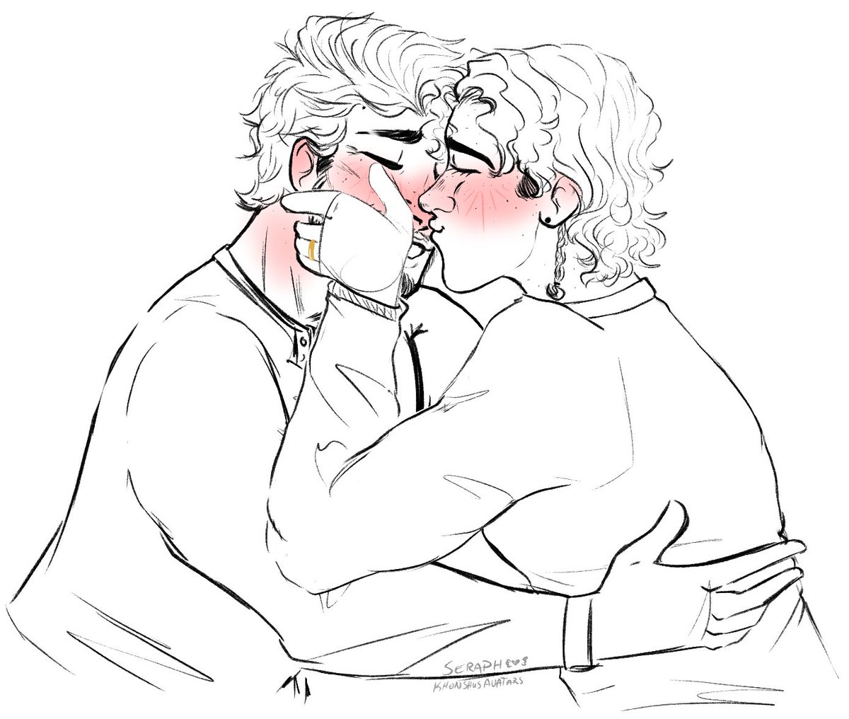 khonshusavatars's tweet photo. Post spontaneous proposal smooching #Voidwalker #Bobjohn #sentryAgent #Thunderbolts https://t.co/z8XL8Zax93