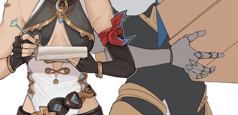 tvoyasashi's tweet photo. inehoda size difference 🤤🤤🤤 #wip #genshinfanart https://t.co/9MCGe8k4tO