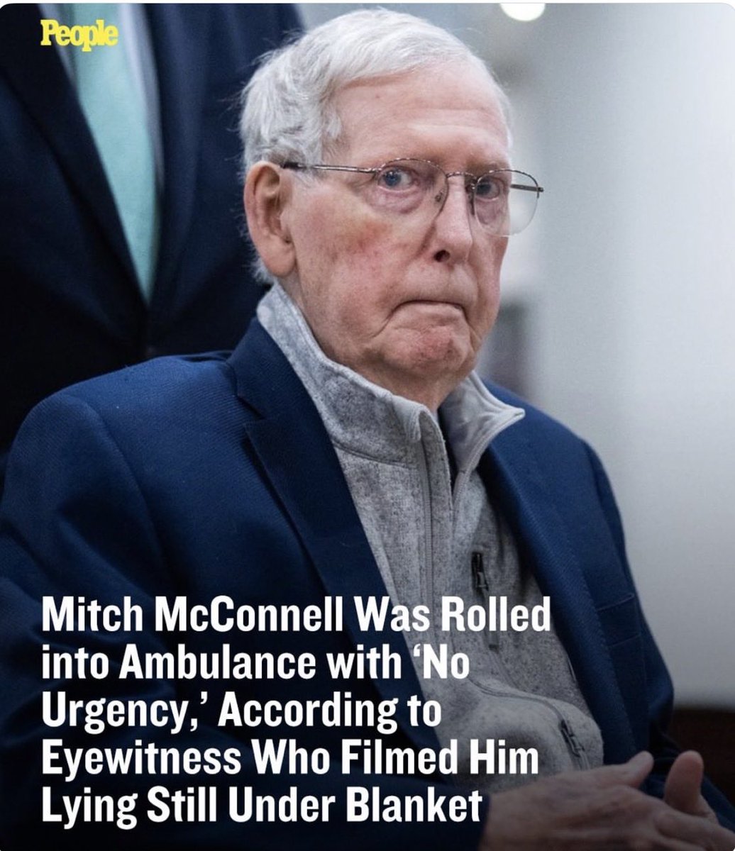 hrkbenowen's tweet photo. So, is Mitch McConnell dead or alive? https://t.co/ipfrGdUeqJ