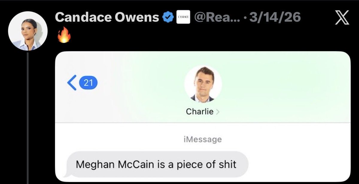 NihiloX's tweet photo. @MeghanMcCain https://t.co/RuaKRPK3QY