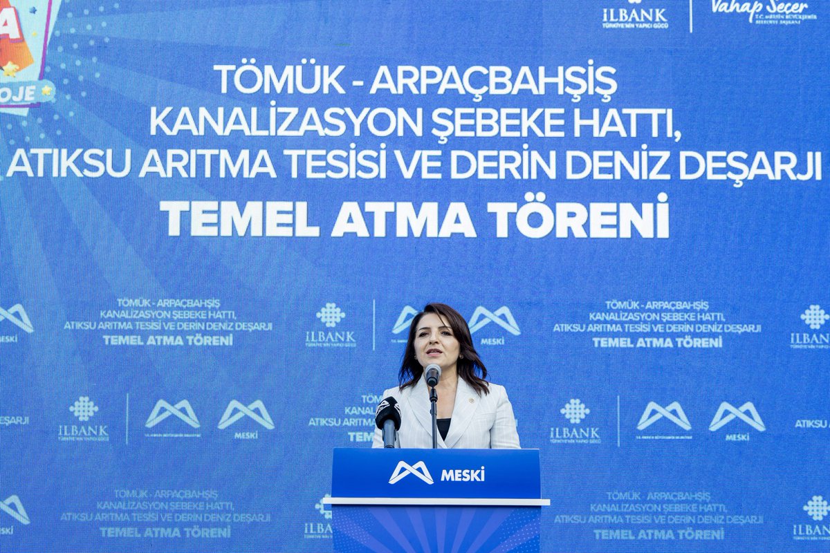 GulcanKis's tweet photo. Mersin Büyükşehir Belediyemizden Erdemli’ye dev yatırım!

Tömük-Arpaçbahşiş Kanalizasyon Şebeke Hattı, Atıksu Arıtma Tesisi ve Derin Deniz Deşarjı Temel Atma Töreni’nde örgütümüz ve hemşehrilerimizle bir araya geldik.

Çevremizi koruyacak, denizimizi geleceğe taşıyacak ve Erdemli’mizin altyapısını güçlendirecek bu önemli yatırımın hayata geçirilmesinde emeği geçen başta Türkiye Belediyeler Birliği Başkanımız ve Mersin Büyükşehir Belediye Başkanımız Sayın Vahap Seçer olmak üzere katkı sunan herkese teşekkür ediyor, yatırımın Erdemli’mize ve Mersin’imize hayırlı olmasını diliyorum.

@VahapSecer @mersin_bld #erdemli̇ #mersin #chp