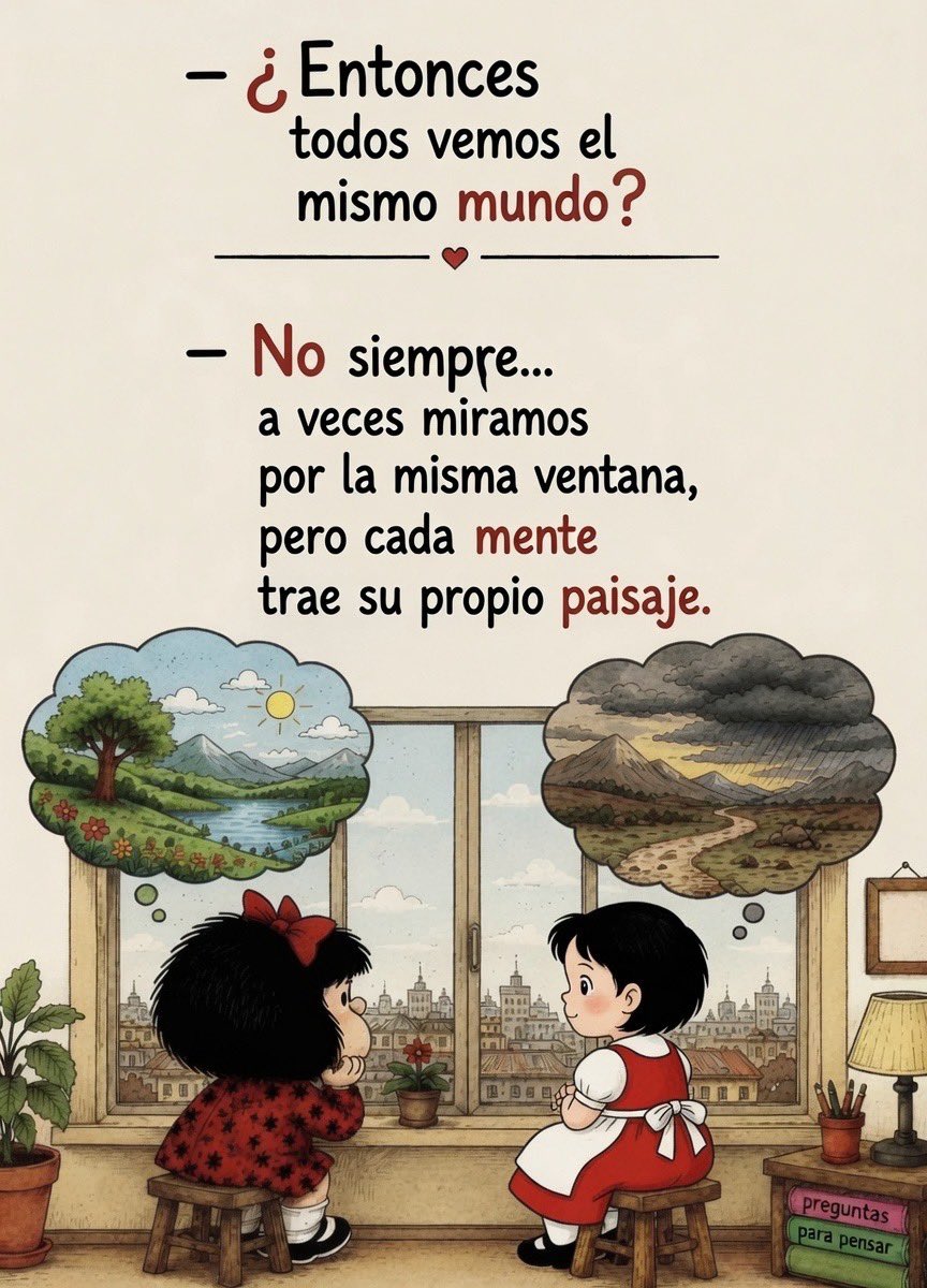 Silvita_Sorian0's tweet photo. No vemos el mundo tal como es…
Lo vemos tal como somos por dentro… https://t.co/GSzdeKOzrr