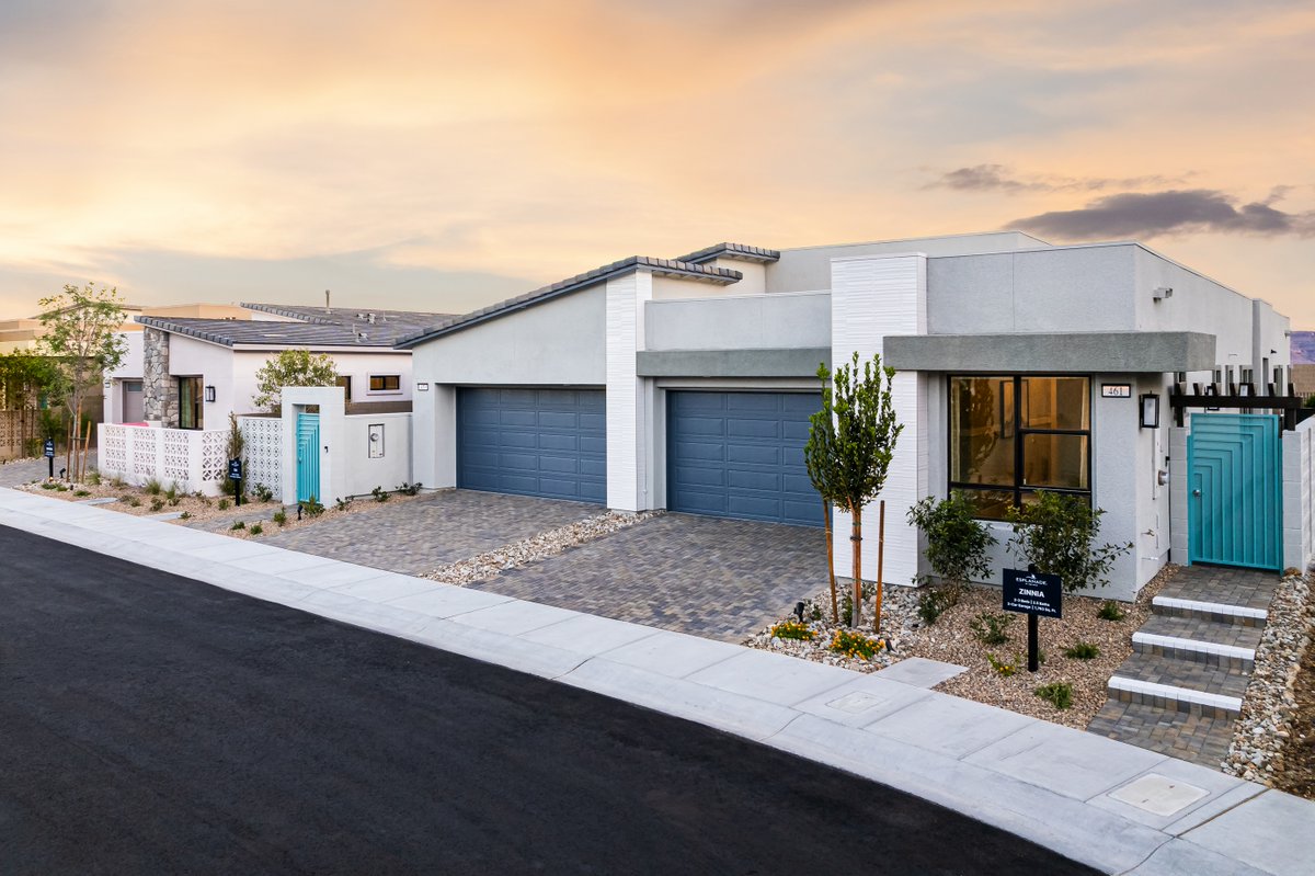 summerlinlv's tweet photo. Thoughtfully designed single-story homes meet a planned resort-inspired lifestyle at Esplanade at Red Rock, Summerlin’s newest neighborhood in La Madre Peaks. Floorplans range from 1,569 - 3,406 square feet starting from the high $600s. 

Read more: https://t.co/TeOjZS2mgU https://t.co/qXc36fZmTU