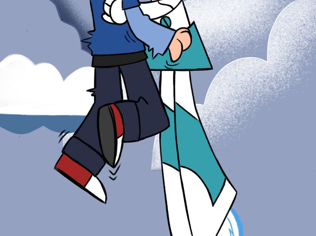 Darkstein234's tweet photo. Drew this little kiss scene a very while back before but I didn't get to post it until now

#mlaatr #ocxcanon #jennywakeman #mylifeasateenagerobot https://t.co/0IGLlXUkvS