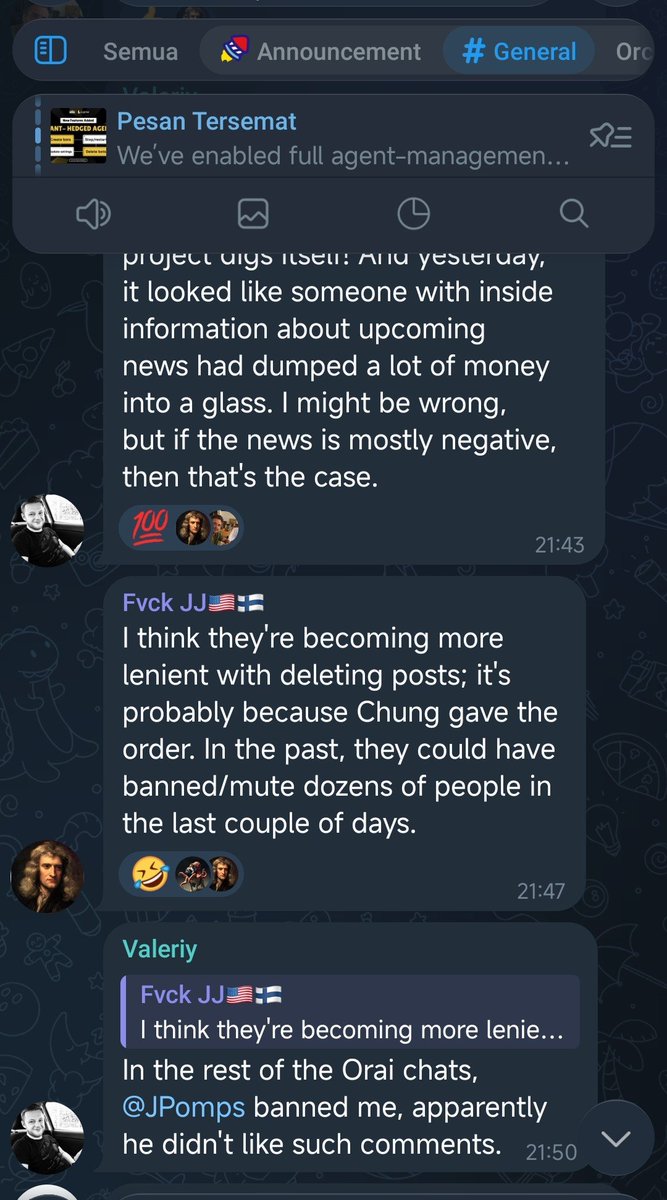 zeiryu_'s tweet photo. Never interact with the @oraichain ecosystem.  they have repeatedly harmed retail investors.

Many retail holders have ended up as exit liquidity through projects launched by the ORAI team, such as $RACKS, $AIRI, $MAX, and $LFG. https://t.co/DvQVIIJZkp