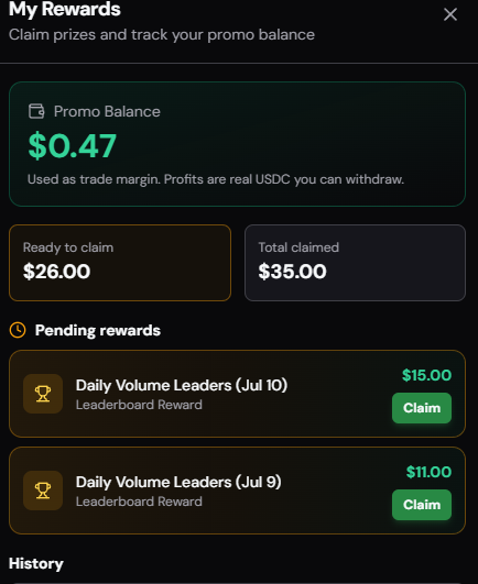 XAVVI75's tweet photo. Just got  daily volume Leaders Won @YeNoMarkets 
last 2 days daily Rewards distibute🥰

july 9    3rd position  to  11$ rewards.🫡
july 10  2nd position  to 15$ rewards😚

#yeno #yenomarkets #PredictionMarkets https://t.co/QNlDTjT9a4