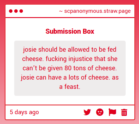 SCPConfession's tweet photo. Thank you for your submission. https://t.co/AeRVDyUCMM