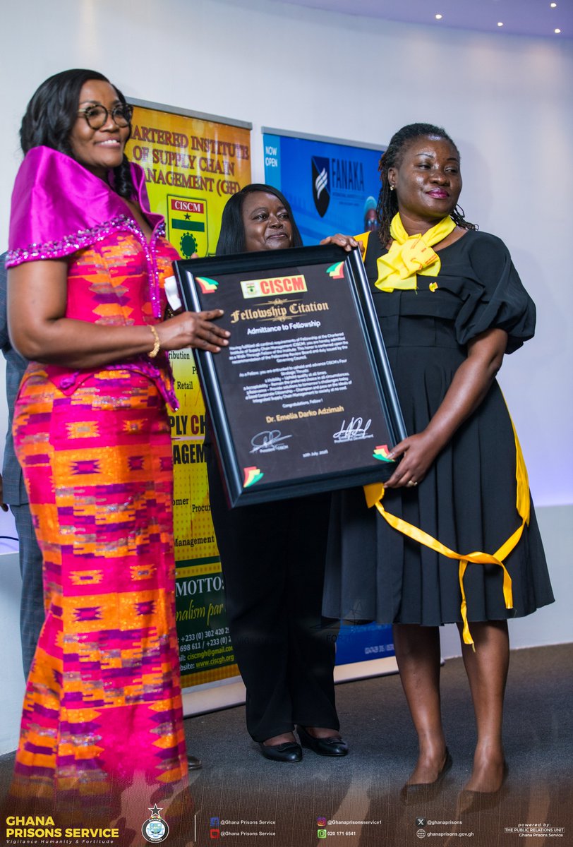 ghanaprisons's tweet photo. Excerpts from the 7th Induction &amp; Investiture Ceremony of the Chartered Institute of Supply Chain Management 

#photohighlight #CharteredInstitute #charteredinstituteofSupplyChainManagent #InvestitureCeremony #inductionceremony #Viral #reelsvideo https://t.co/wFjTSaWiQv