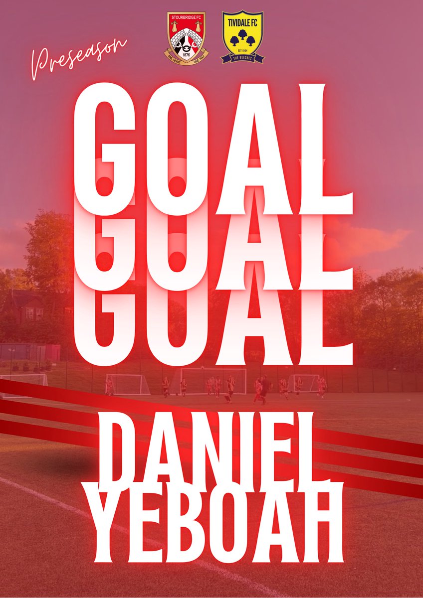 StourPathway's tweet photo. 19' | #STOUR 1-1 #TIVI
Daniel Yeboah levels out the game! 🔴⚪️
#StourbridgeFC | #Glassboys https://t.co/6R5ULYkbVz
