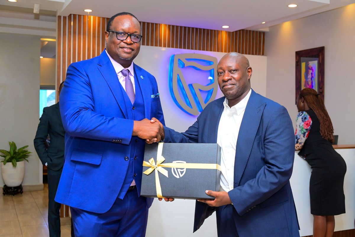 uetcl's tweet photo. Building tomorrow’s leaders starts with meaningful conversations today!

Earlier this week, UETCL Board Chairman Mr. @KwameEjalu, accompanied by the UETCL Junior Board, engaged with @stanbicug CEO Mr. Mumba Kenneth Kalifungwa in a thought-provoking discussion on leadership, personal identity, governance and the values that shape impactful careers.

At UETCL, we believe that leadership is built on integrity, purpose and a commitment to serving others. As we invest in expanding Uganda’s transmission grid, we also believe in empowering the next generation to build the character, skills and values that will power our nation’s future.