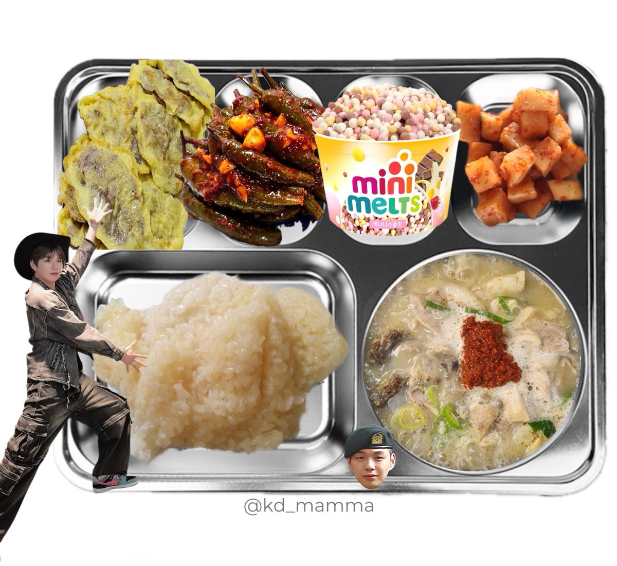 kd_mamma's tweet photo. 〔 2026년 7월 12일 중식 〕 
찹쌀밥
순대국밥
쇠고기육전
양념고추지
컵형아이스크림
깍두기
   ᑎ__ᑎ      ᐱ__ᐱ     ᕱ__ᕱ
   (˶.•o•˶)    ( .•ω• )    ( .•⤚• )
ଘ(ა       )    (ა🍨૮)｡   (      ٩)੭ https://t.co/SUkVngGOCz