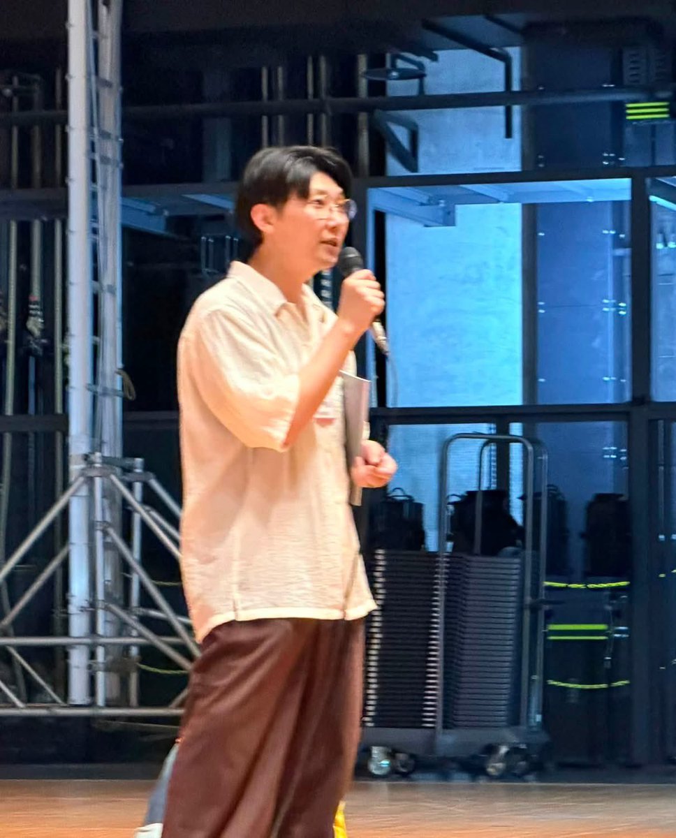 unitantena's tweet photo. ✨新富町民ミュージカル始動！✨

今日は新富町民ミュージカルの顔合わせ会でした😊

今回も、あんてなが演出や協力で関わらせていただきます‼️
総合演出は濱田明良が務めます‼️

今日は初めて顔を合わせる方もいて、最初は少し緊張した雰囲気でしたが、ワークショップが始まると笑顔全開✨ https://t.co/UVm4zU8zGI