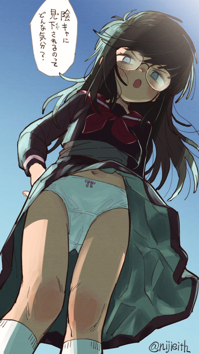 nijieith's tweet photo. パンツ見えてるよさぶ子 #nijieith_OC_Sabuko https://t.co/Bf9c7pQZfg
