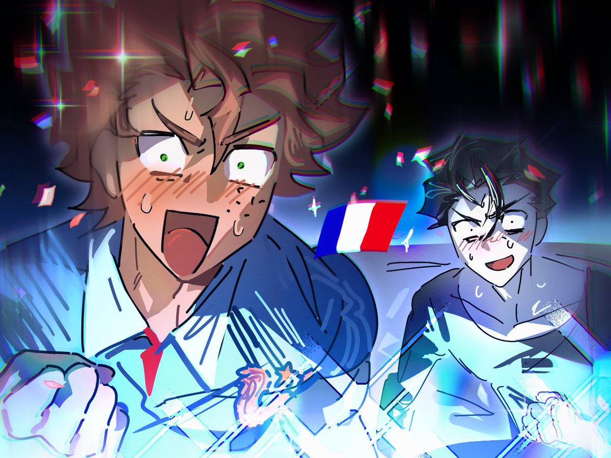 pcacao_'s tweet photo. Boys Love Football🇫🇷
#deadplatefanart https://t.co/NwsDNPeCcJ