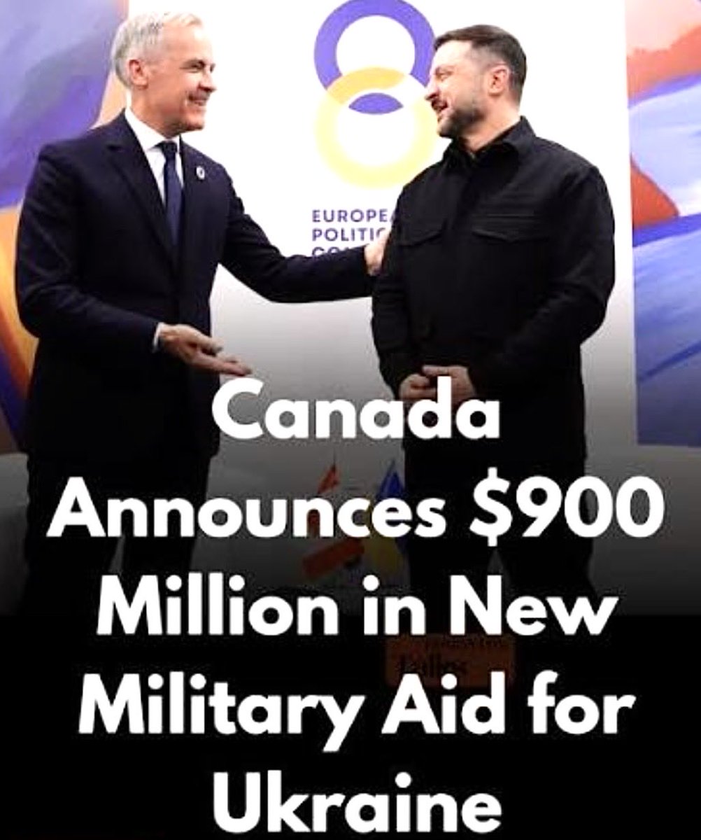 RealChange__'s tweet photo. #BREAKING: Corrupt Mark Carney gives BILLIONS of taxpayer dollars to Zelensky of Ukraine with ZERO ACCOUNTABILITY. Ukraine has 3 billion in gold reserves, Canada has ZERO. Hard working Canadian taxpayer money should not be sent to this money laundering criminal country. @canpoli https://t.co/sLsBbRESTJ