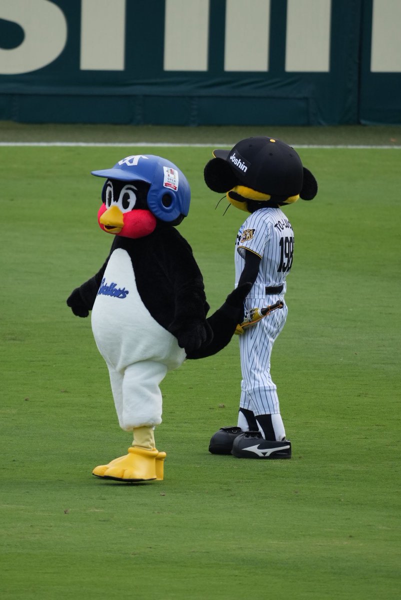 fckobebvb's tweet photo. つば九郎in甲子園
つば九郎また甲子園に来てね
#阪神タイガース　#甲子園球場　#つば九郎　#ヤクルトスワローズ https://t.co/GX9Zl9Opcg
