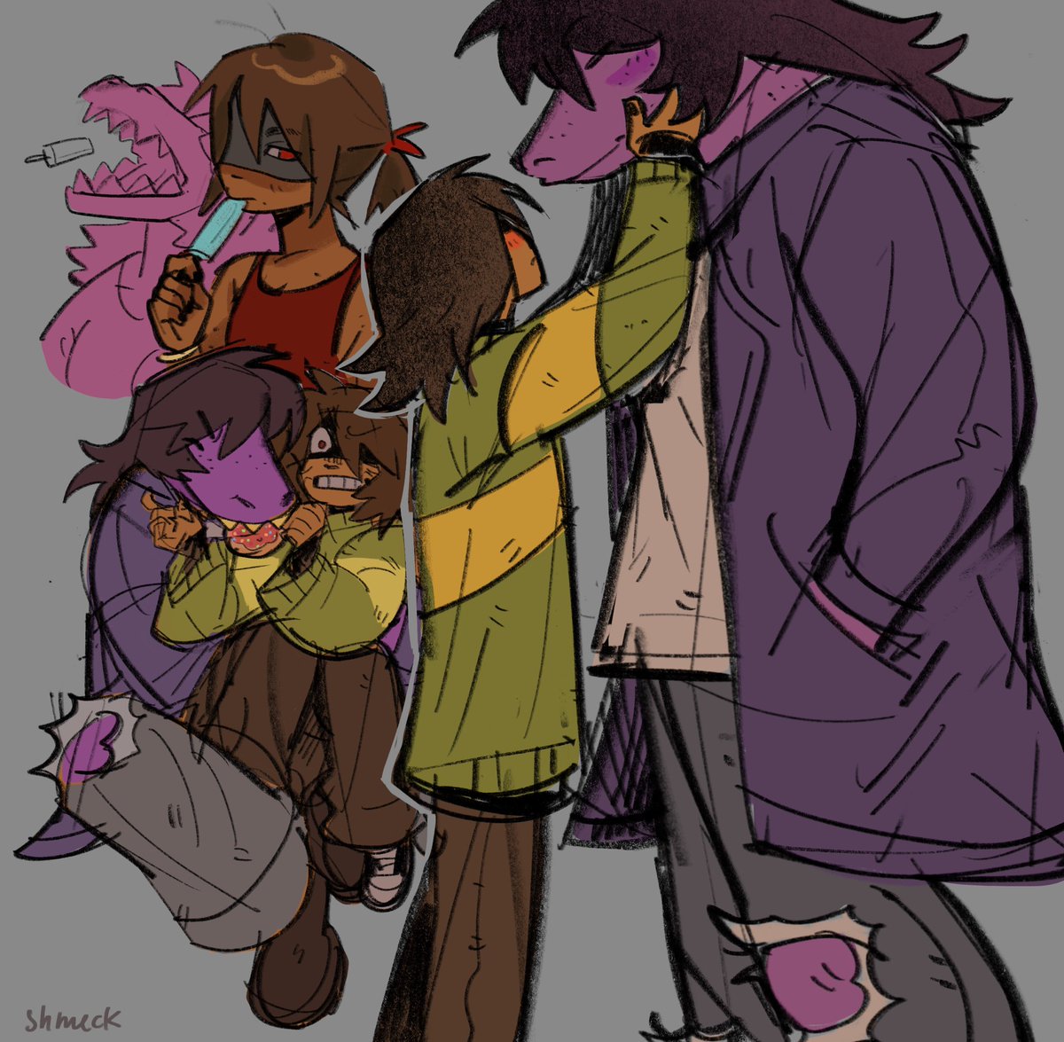 Shmeckdoesstuff's tweet photo. Krusie bullshit go!!!! #deltarune https://t.co/TXOVNakwV9
