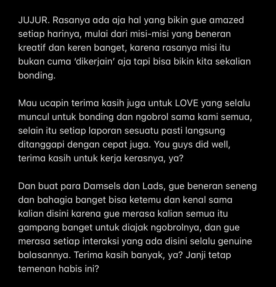 rikulad's tweet photo. MAAF. Tadi beneran mau ngetik pendek tau-tau jadinya sepanjang ini… https://t.co/Rl4xyEHJA8