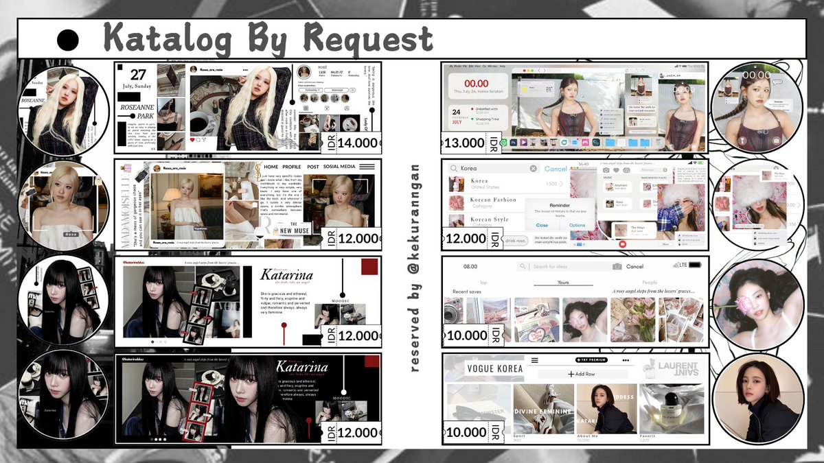 walzuh's tweet photo. @aegiheart Layout bisa jadi dalam hitungan jam with fee!! Beberapa katalog yang aku punya ada di sini, cek selengkap nya di @ xxsoolle atau bisa chat ke tele ku @ xxxsoolle🤍 https://t.co/9AecF6Xgkk