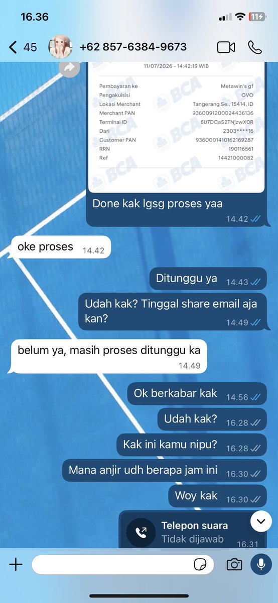 renerubyren's tweet photo. NOMOR SCAMMER +6285763849673  

Jangan ada yg mau beli apapun di @louiemie 

#bealanja #zonauang https://t.co/noVEFLm9vx