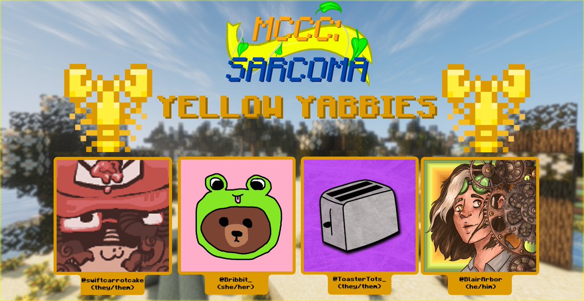 PatchworkFella's tweet photo. Scuttling onto the scene next are the 💛YELLOW YABBIES!!!💛

@swiftcarrotcake | Bribbit_ | @ToasterTots_ |
BlairArbor

Catch them live on the 19th July, at 18:30 BST!!! https://t.co/EN7MtUMqPF