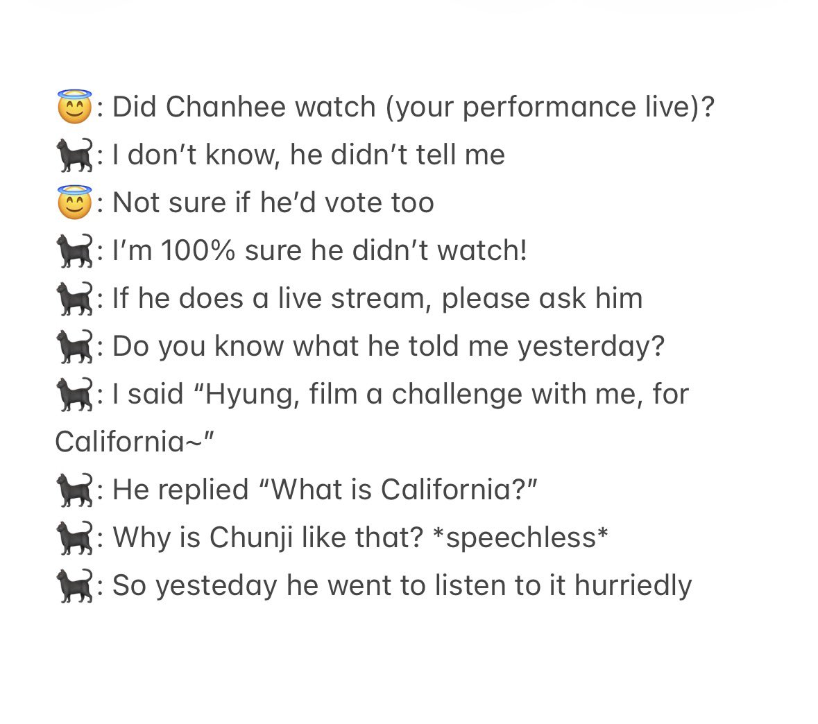onlychanhee's tweet photo. [ENG] #NIEL talking about how #CHUNJI doesn’t know his new song + probably did not watch or vote for him 🤣

#TEENTOP 💜 https://t.co/Ibj7lzVo9I
