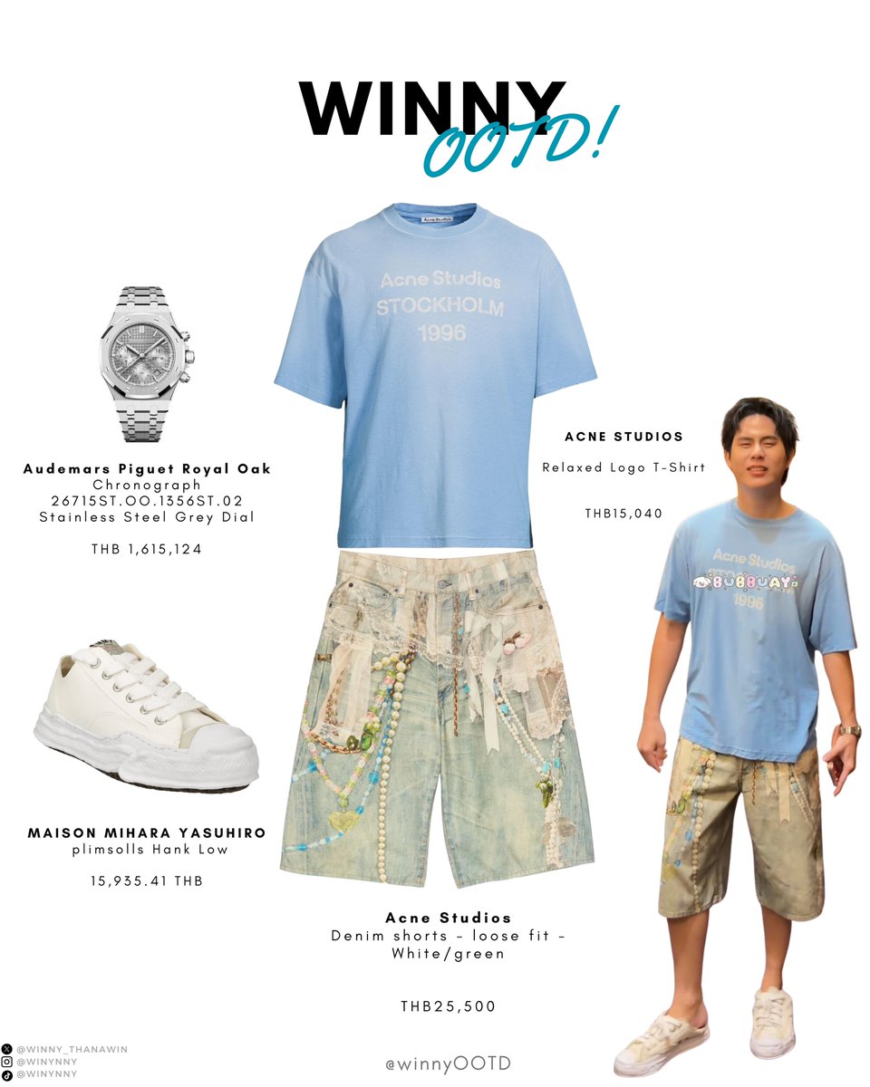 winnyOOTD's tweet photo. fitcheck fitcheck!ᯓ❤︎  　                    

11.07.2026

คิดถึงสุดใจป๊ะป๋าสำรวย🩵

GLOW WITH WINNY

#DrAllxWinny
#winynny 
#WINNYOOTD https://t.co/6jnjt6ENMQ