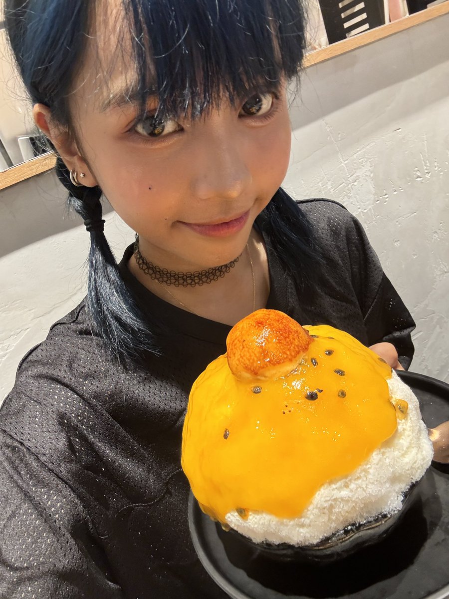 Amanda_Klp48's tweet photo. hello test”. harini saya makan Kakigori😋 https://t.co/xgaF3jMiep