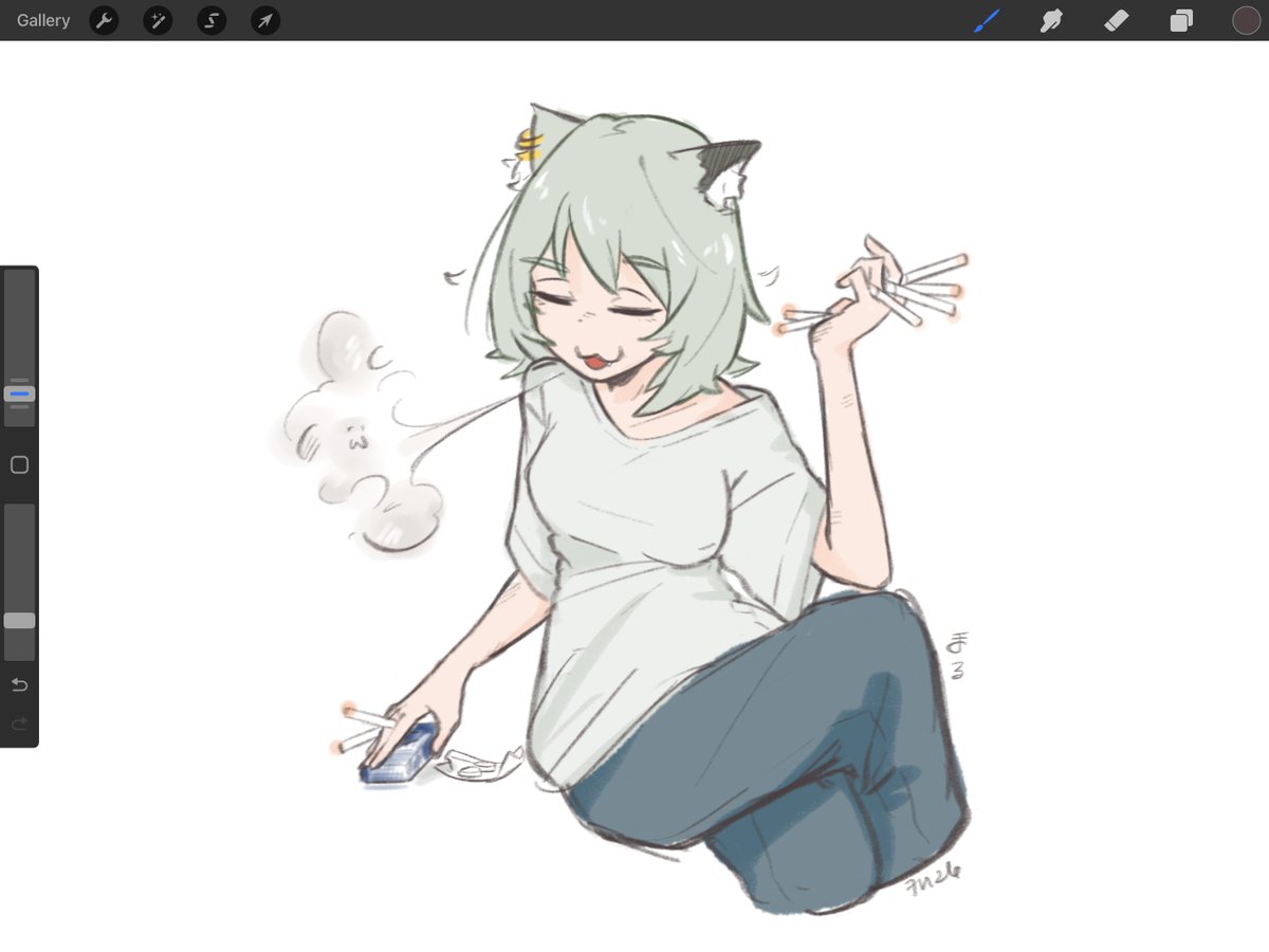urlmeat's tweet photo. 佐藤🚬
#ヤニねこ  #yanineko https://t.co/Q552S2UyOJ