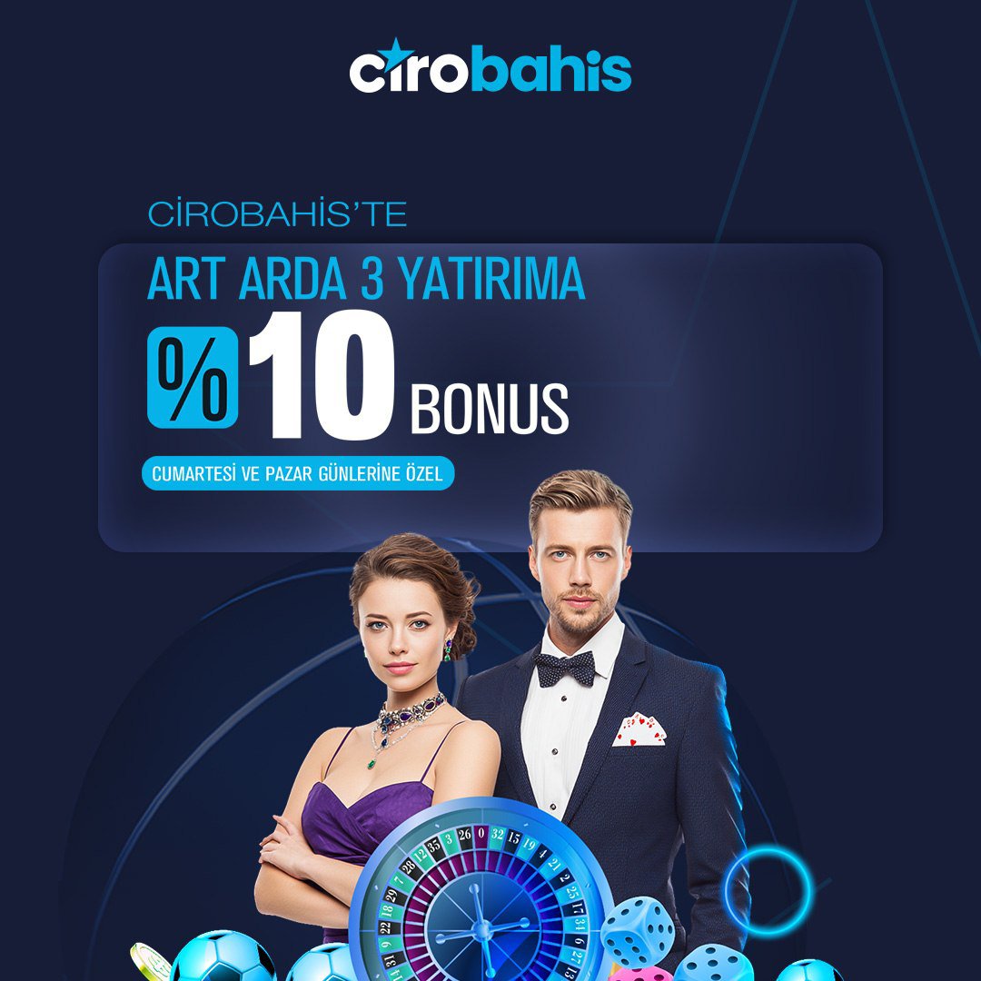 cirososyal's tweet photo. 🔥ART ARDA 3 YATIRIMA %10 BONUS! 🔥
💱Cumartesi ve Pazar günleri yapacağınız 3 yatırımın kayıpla sonuçlanması halinde;
🔣Toplam #yatırım tutarınızın %10'u Kayıp #Bonusu olarak hesabınıza ekleniyor!
💎Ciro Bahis'le hafta sonu da #şans seninle!
🔗 https://t.co/KLkfQaUNBL https://t.co/E35zdiog59