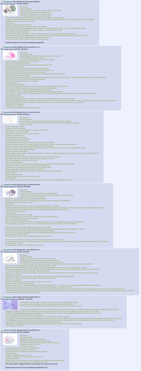 Snaust_Knows's tweet photo. Genius Detective Snaust and the Case of Missing Strawberries https://t.co/nzuq6EAm8S