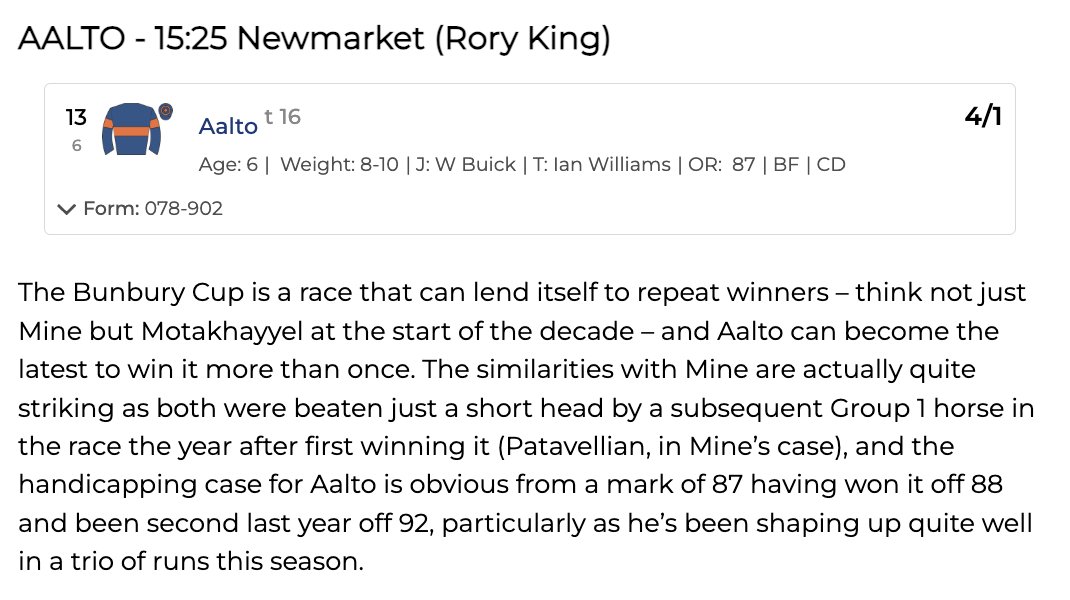 Timeform tweet media