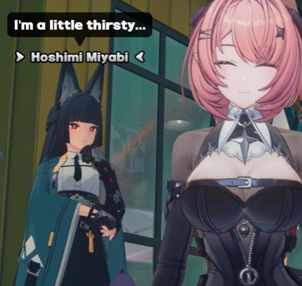 RemielleFeather's tweet photo. Miyabi encounters Remielle.. https://t.co/E8qtTqOfUO