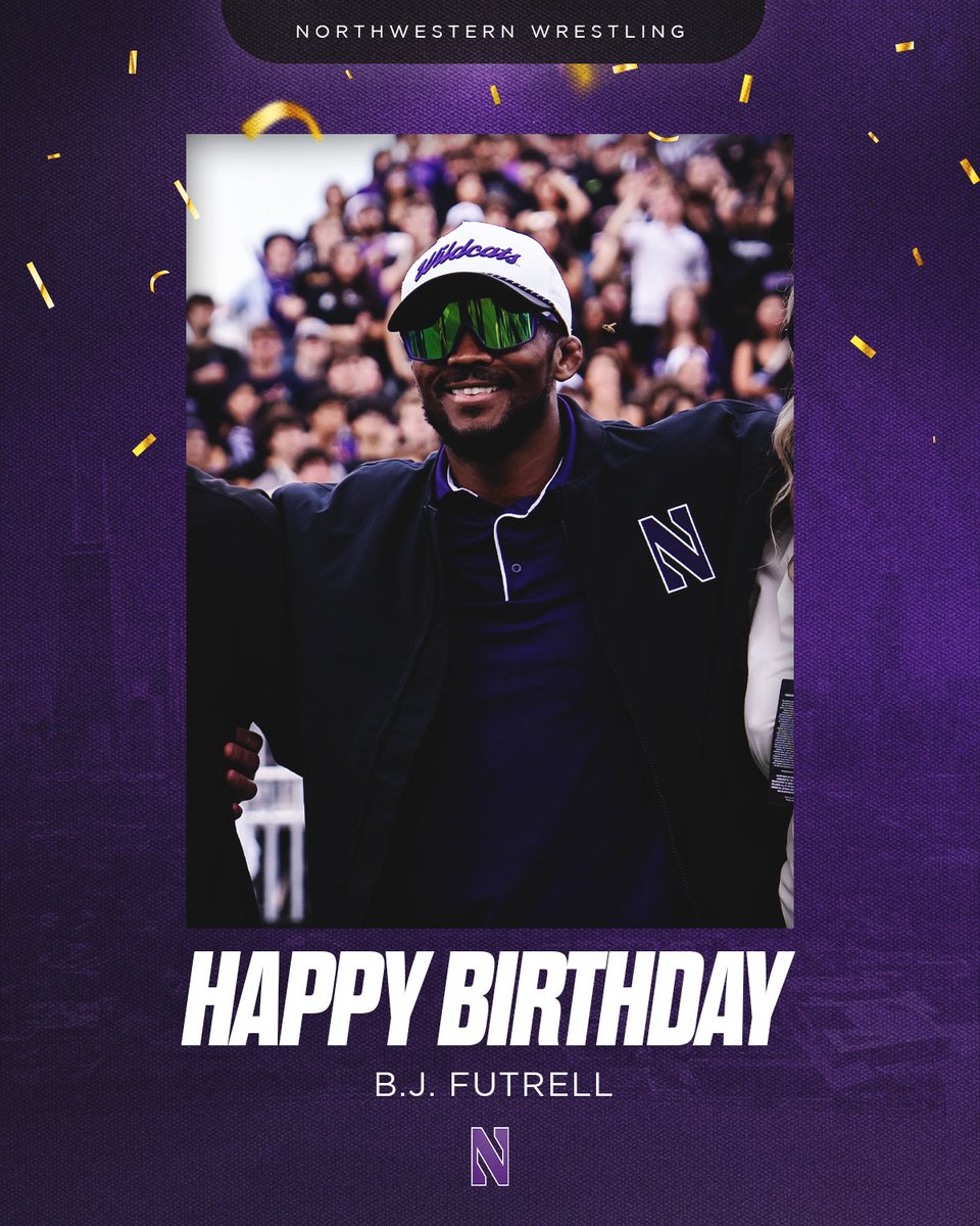 NUWrestle's tweet photo. Happy birthday, B.J.! 🥳 https://t.co/3e3XxePKj4