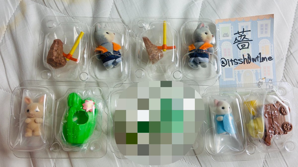 itssh0wt1me's tweet photo. 【交換】シルバニア 赤ちゃんアドベンチャーシリーズ

求→トラ、ショコラウサギ

譲→ハスキー2、みるくうさぎ1、ラテネコ1

譲の数字は所持数です。
郵送交換希望です。

よろしくお願いいたします。 https://t.co/0Rt3fWfHiL