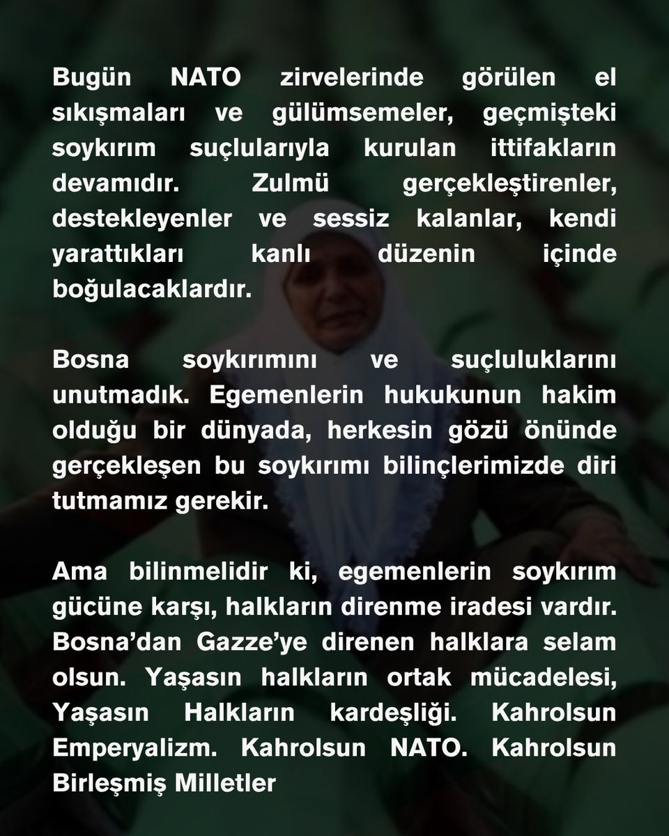 kimhareketi's tweet photo. Srebrenica’dan Gazze’ye: Kesintisiz Soykırımın Karanlığı.. https://t.co/Pf9TKiVjLa