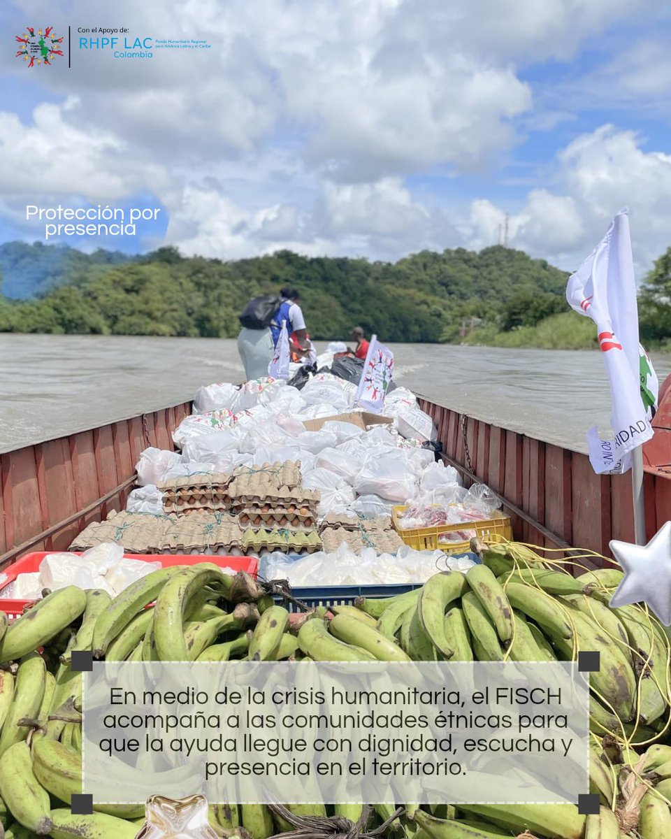 FISCHETNICO's tweet photo. Hay territorios donde llegar no es fácil, pero donde estar presentes hace la diferencia.

Cada recorrido representa un compromiso con las comunidades étnicas que enfrentan los impactos del conflicto y la crisis humanitaria. Acompañar, escuchar y caminar junto a ellas también es una forma de proteger.