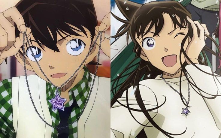 enchin1209's tweet photo. Aoyama-sensei, please tell us how Shinichi gave Ran the necklace. 🥹💕 I really want to know what happened after he confessed to her, too. Were they both super embarrassed? Did they walk back to the hotel together? I’m so curious about everything that happened afterward.🥹 https://t.co/G4YQLgA8HO