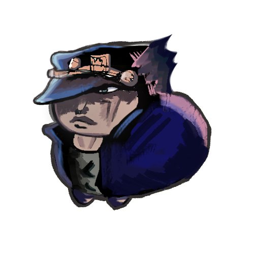 commonly_darked's tweet photo. Jotaro loaf #jjba #JojoArt https://t.co/VyXPVpfcWy