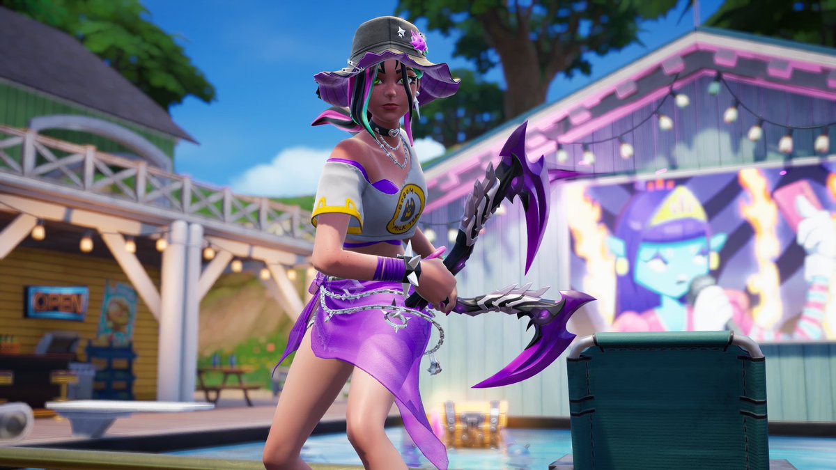 Peannut_Butter's tweet photo. Beachy Bobarista ft. Earth Sprite! 🧋

Sand Witch Helsie
Gothic Shadesoarer
Stygian Scythes
Reverie Rave

#FortniteCombos #HelsieFortnite #HighStakesClub https://t.co/Abq5hE9i0B